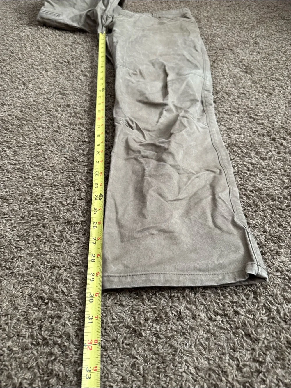 Kuhl Rydr Vintage Patina Dye Pants Tan Men’s 34x30 Outdoor Hiking Canvas Heavy